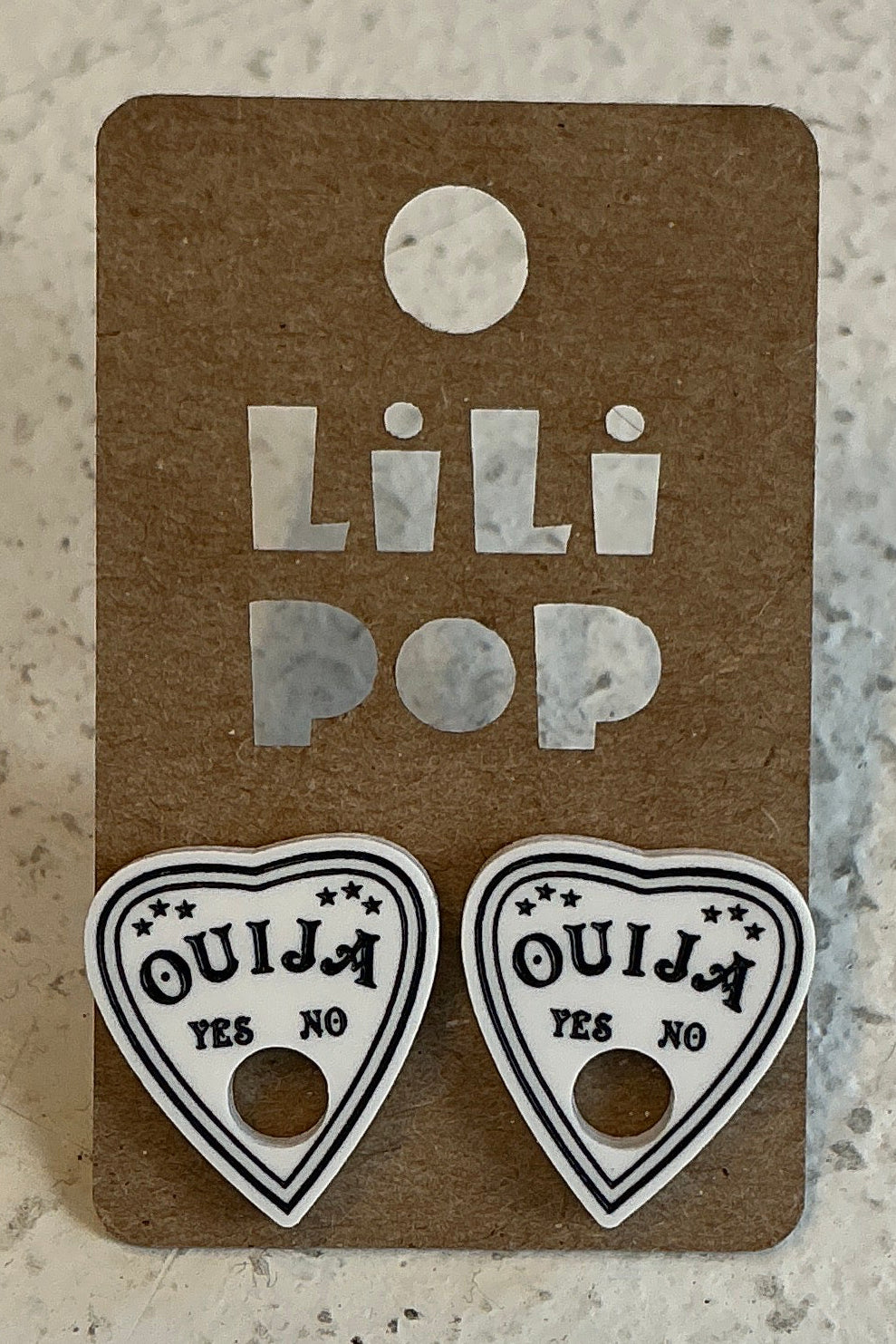 Lili0641 Ouija Stud Earrings