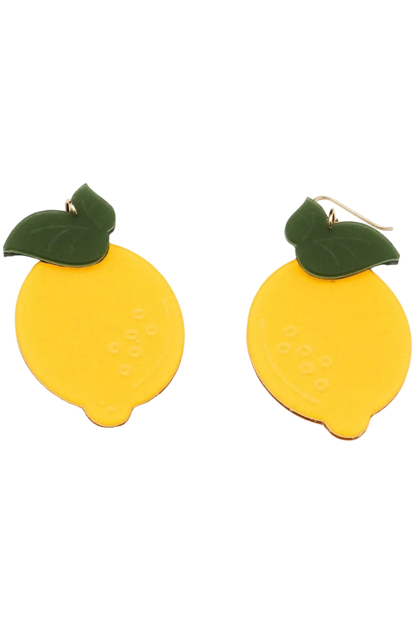 Large Lemon Earrings