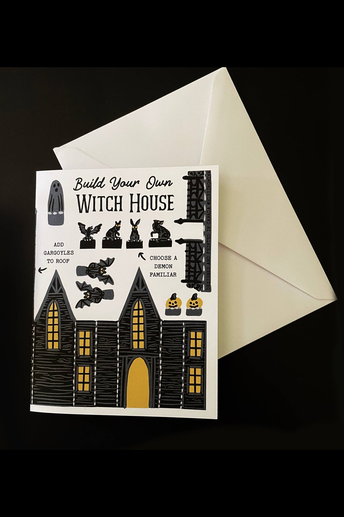 Build your own Witch House Card