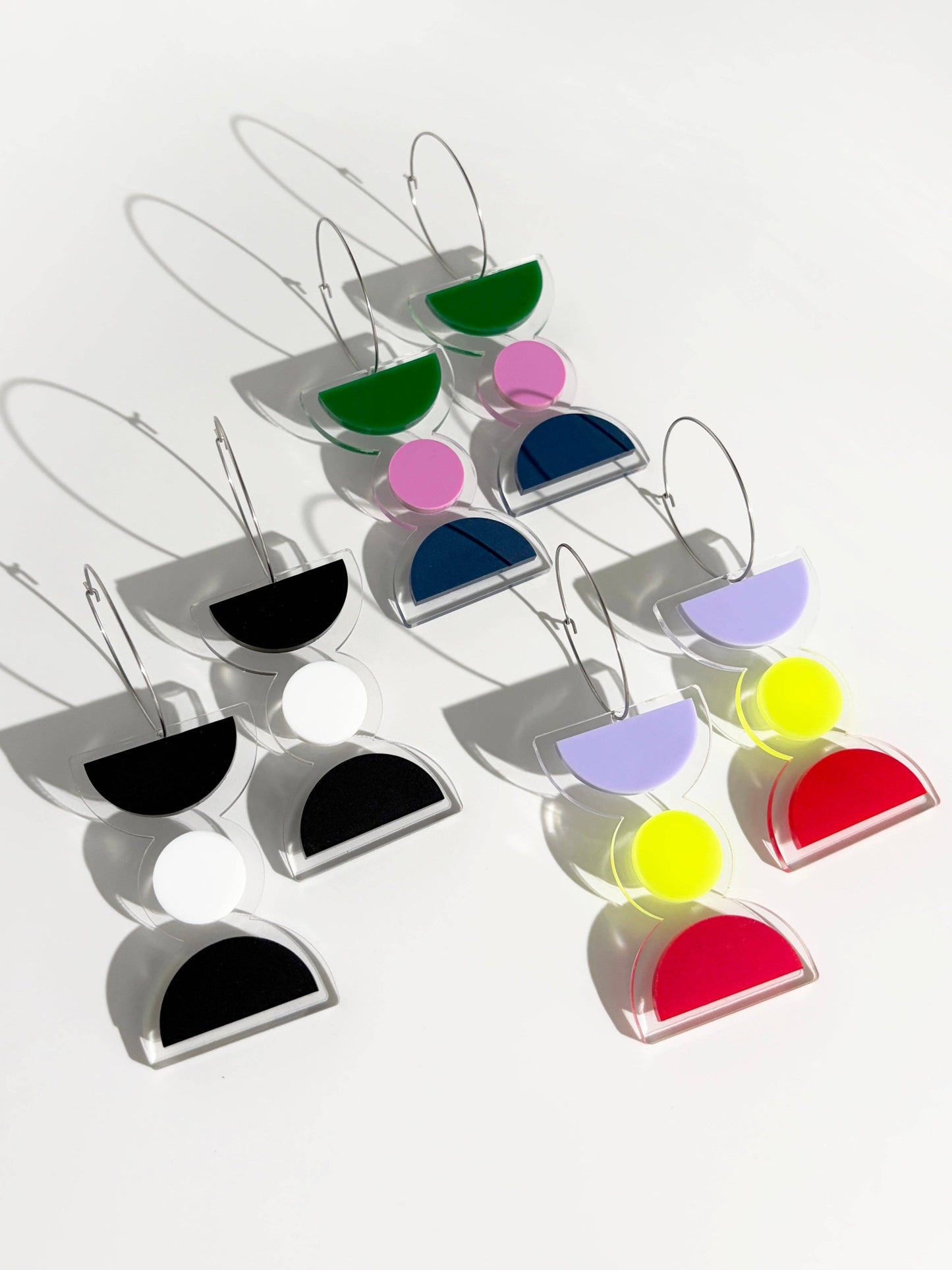 FLOATFORM Large Earrings | Gold or Silver