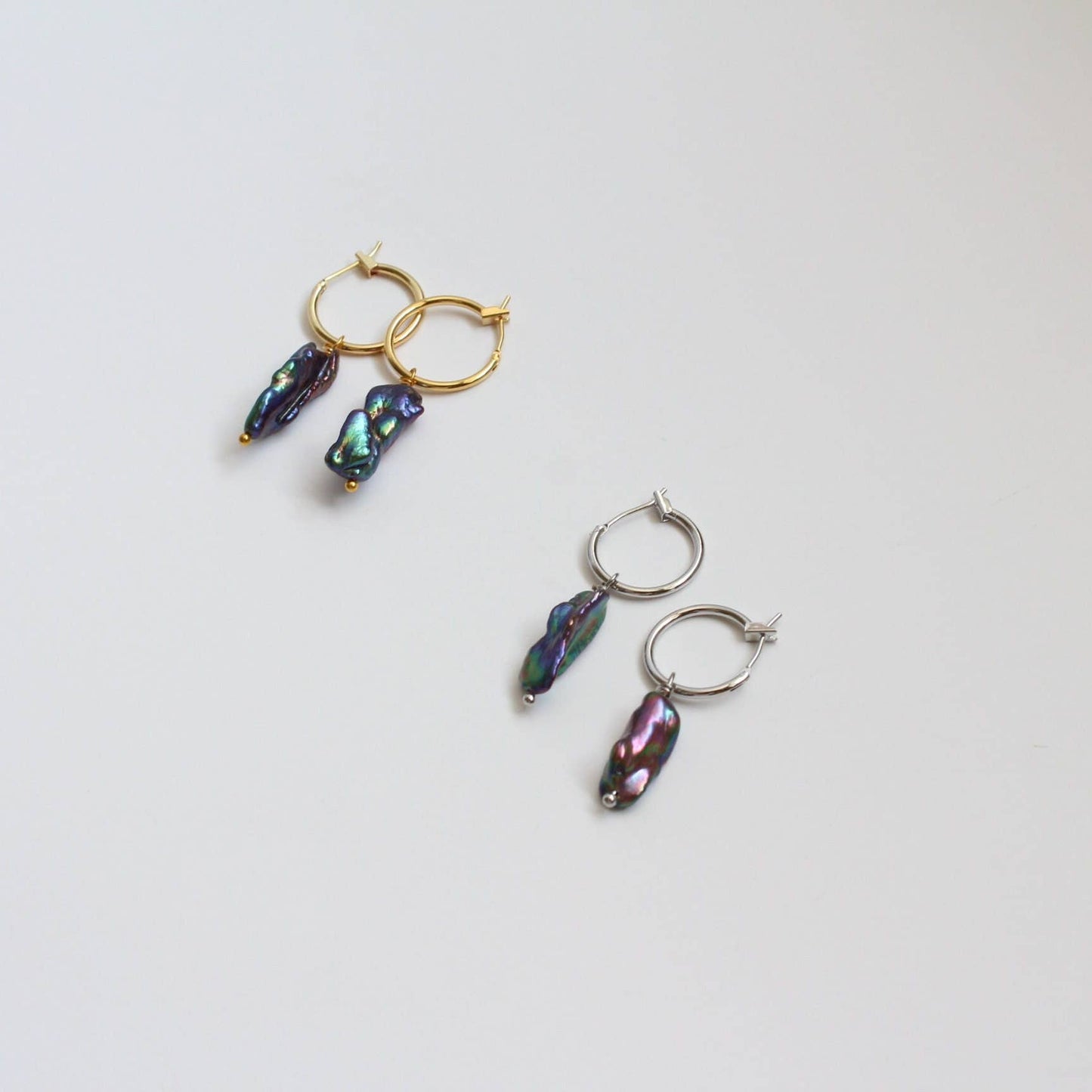 Freshwater Biwa Pearl Danglers (1E30a)