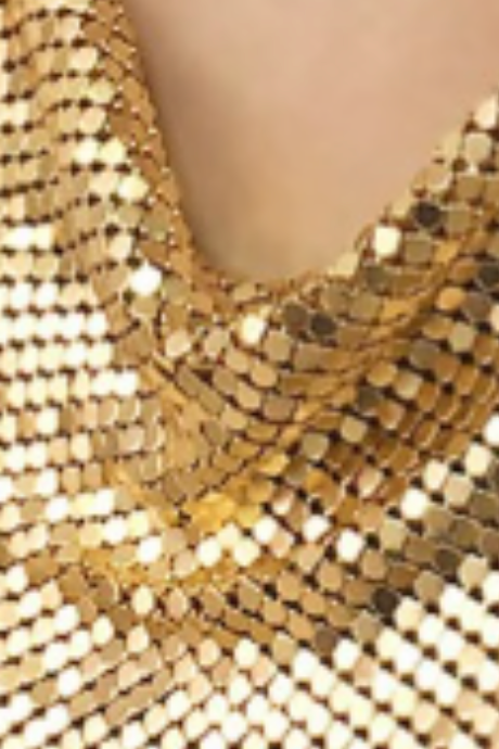 Chain Mail Bandana Scarf Necklace | PVD Waterproof