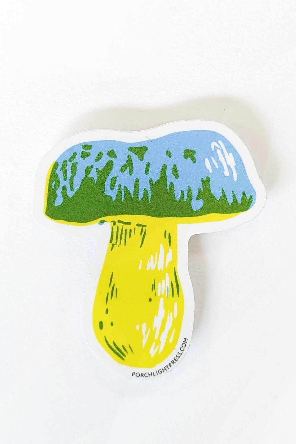 Sticker: Vibrant Bolete Mushroom