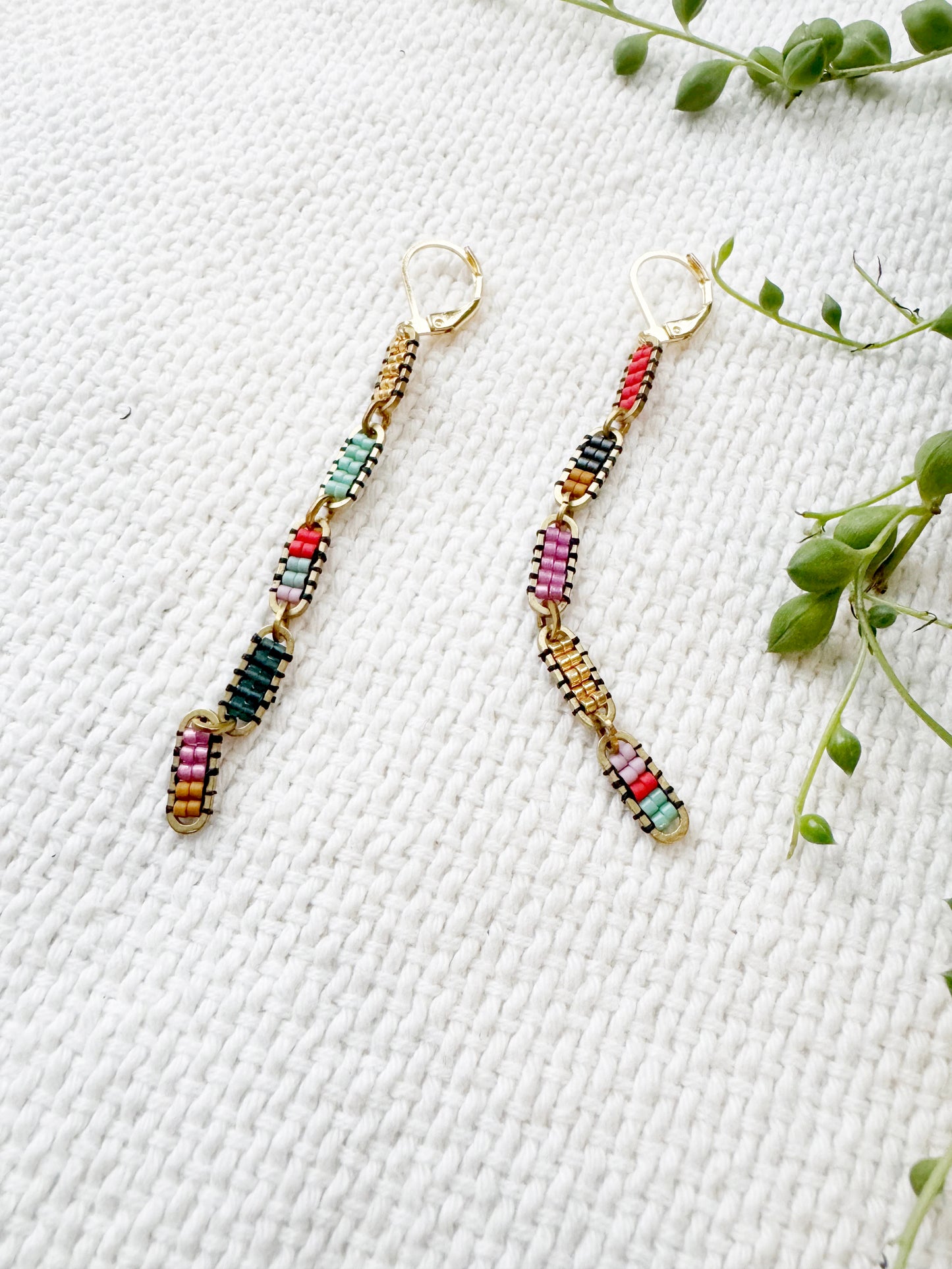 Super Mini Freya Long Chain Dangle Earrings