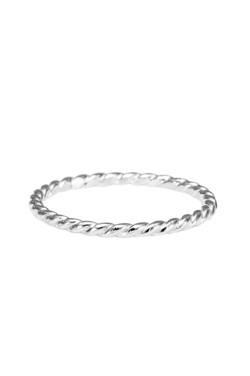 Twisted Stacking Ring • Sterling Silver