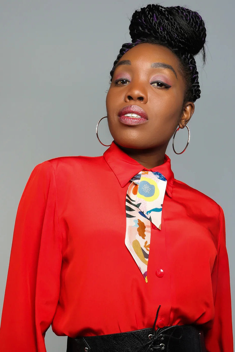 She/Her Silk Twilly