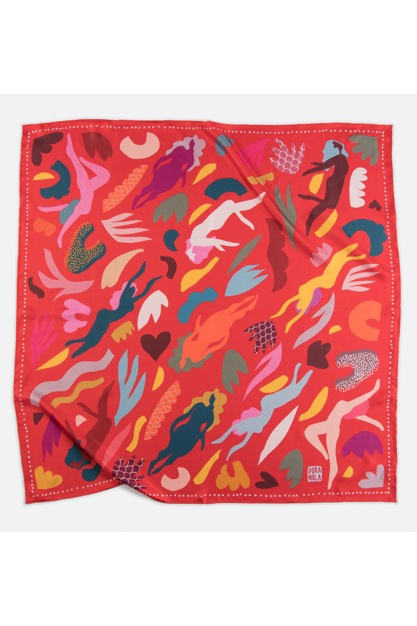 All the Way Silk Scarf 90