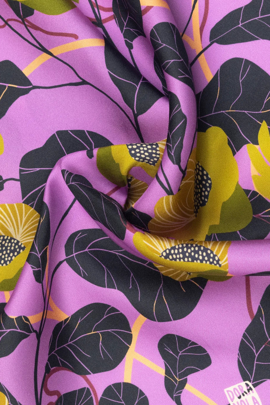 Rosie's Garden Silk Neckerchief