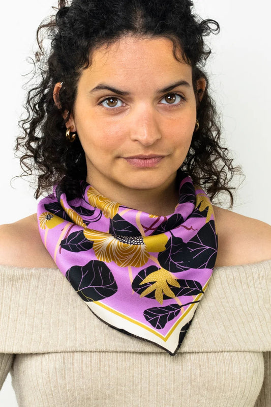 Rosie's Garden Silk Neckerchief