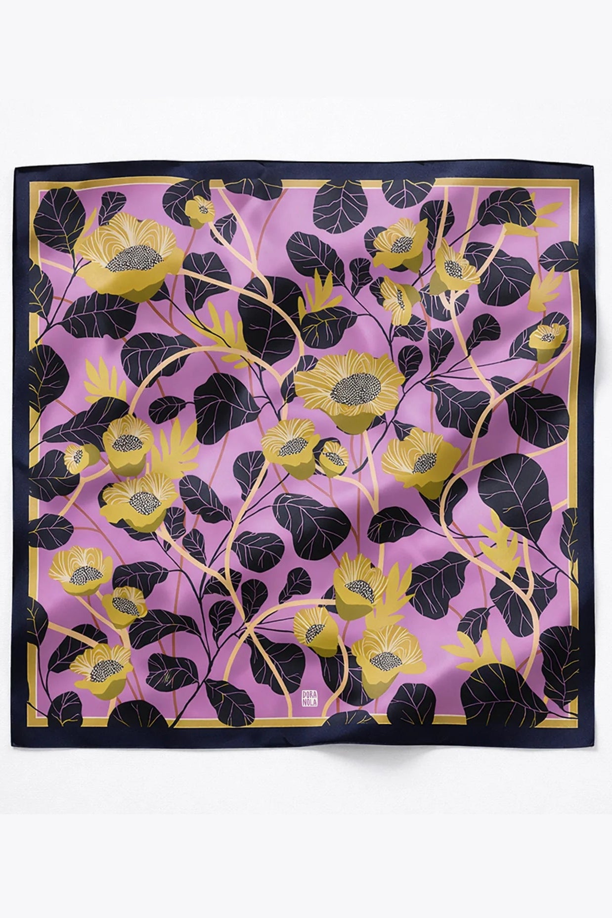 Rosie's Garden Silk Scarf 90
