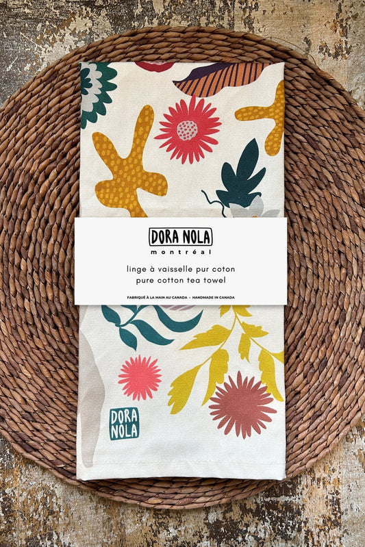 Stories Light Tea Towel