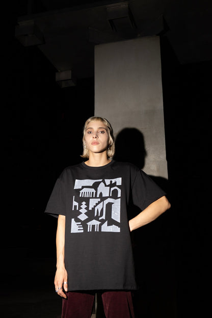 Tiger's Eye Screen-printed T-shirt