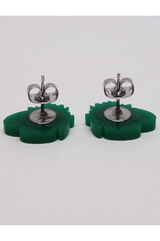 Lili1128 Lily Pad Stud Earrings