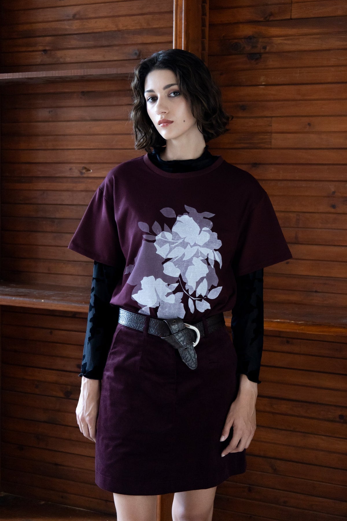 Tiger's Eye Screen-printed T-shirt