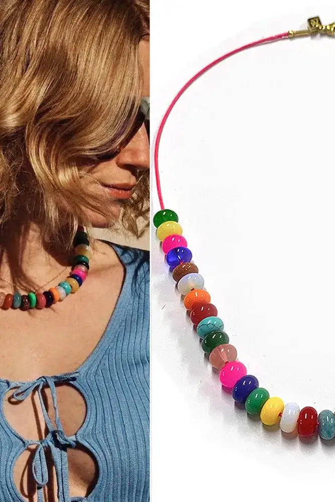 Camp Gemstone Necklace or Bracelet | PVD