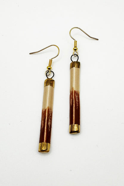 Long Dangly Earrings - Triangular