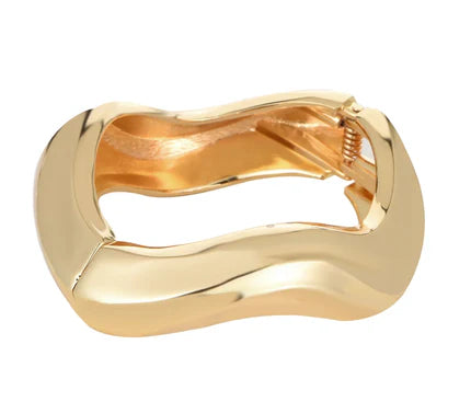 Editorial Hinge Bracelets | 14K Gold PVD