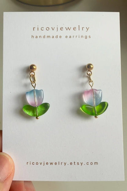 Tulip Dangle Earrings