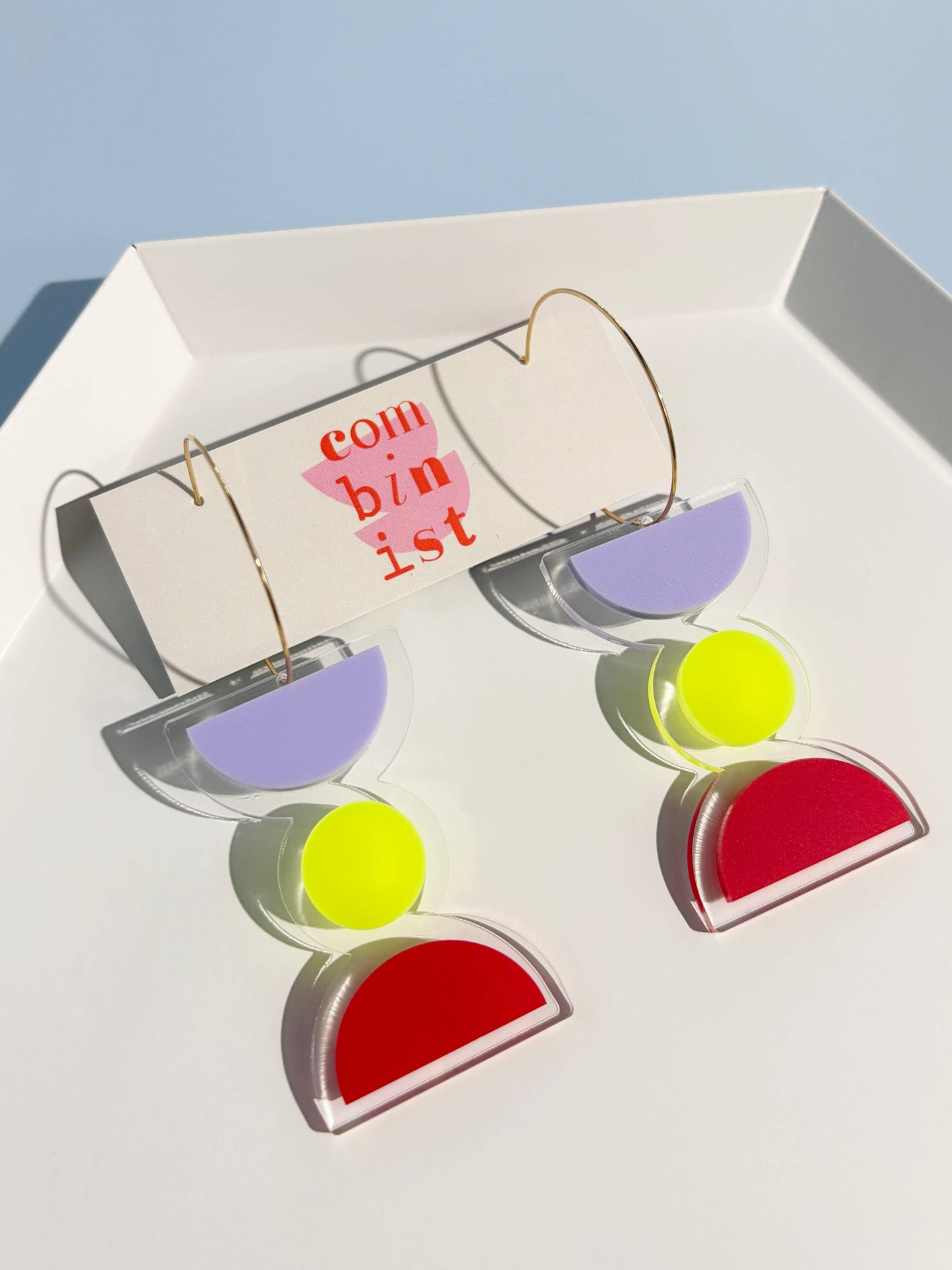 FLOATFORM Large Earrings | Gold or Silver