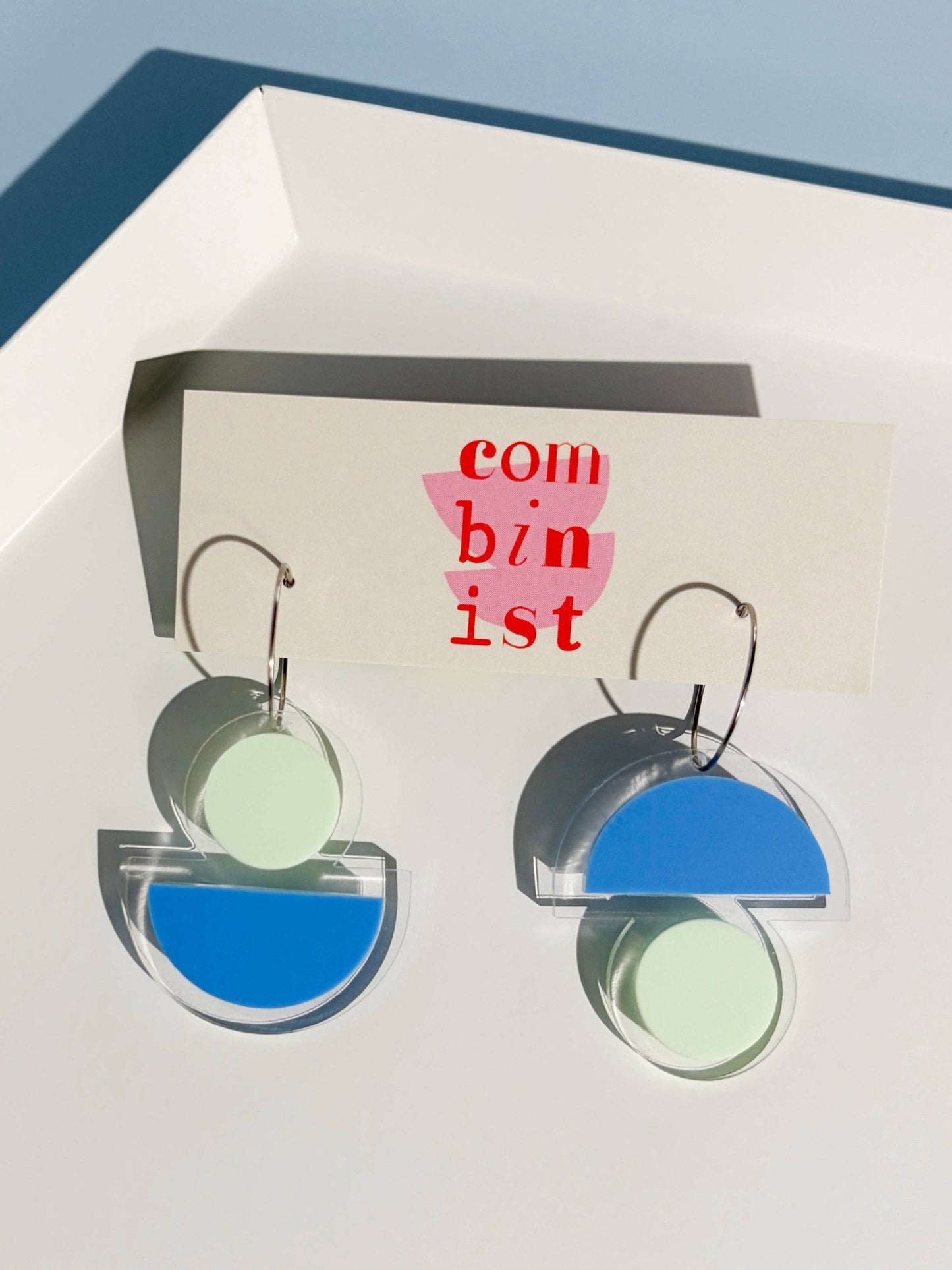 FLOATFORM Small Mismatched Earrings | Gold or Silver