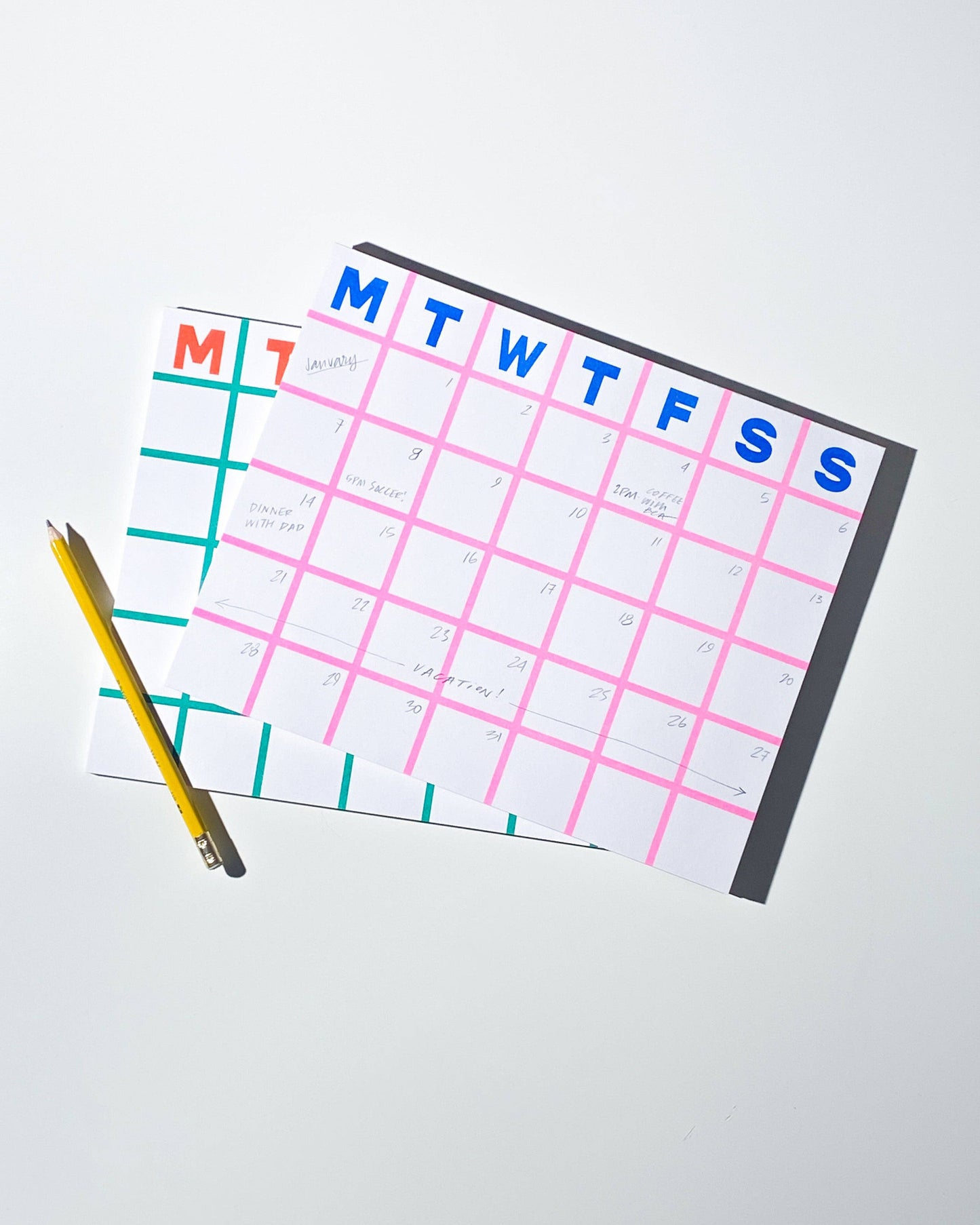 Monthly Notepad • Pink