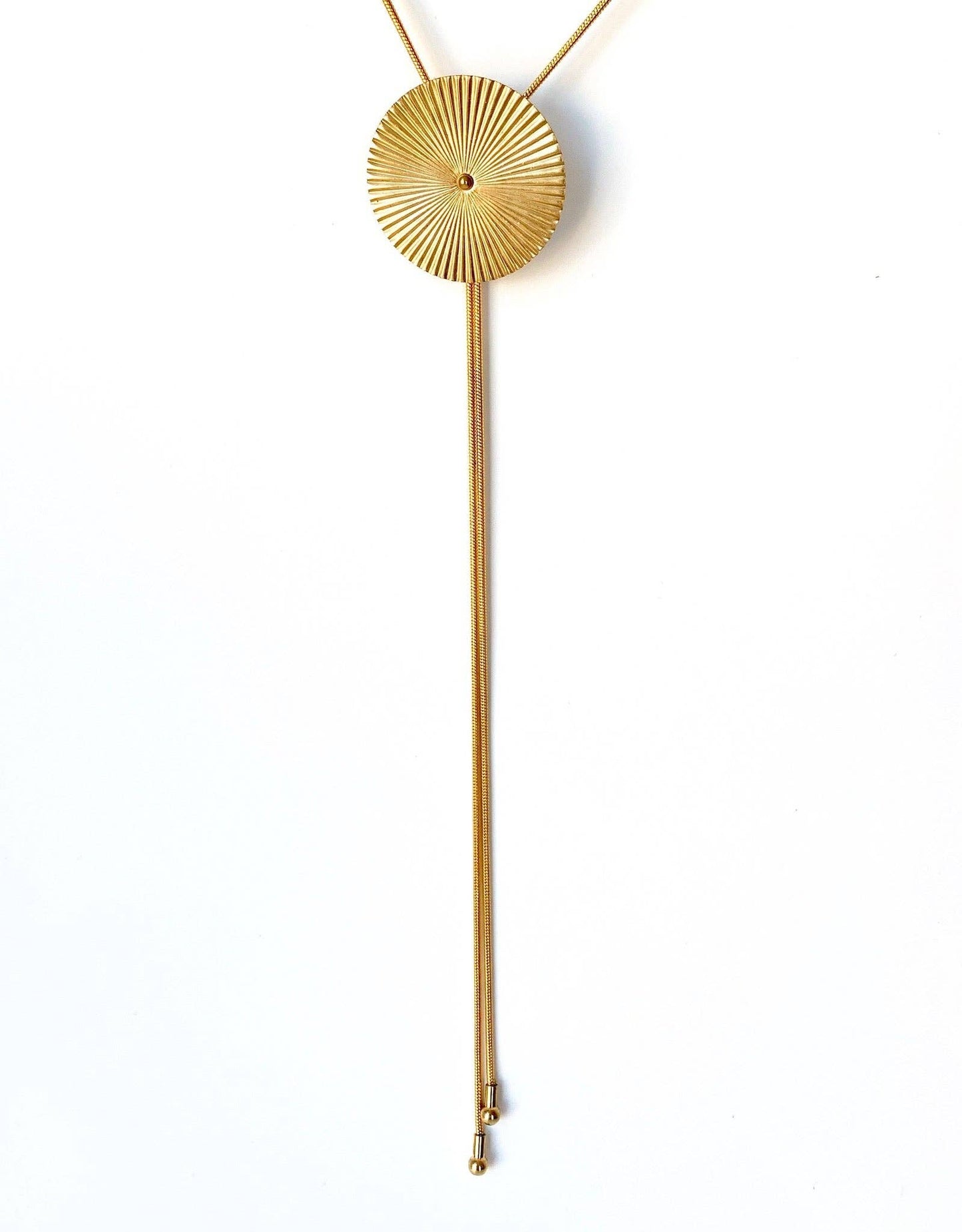 TROLLOP Gold Bolo Tie