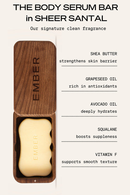 THE BODY SERUM BAR - WOOD BOX