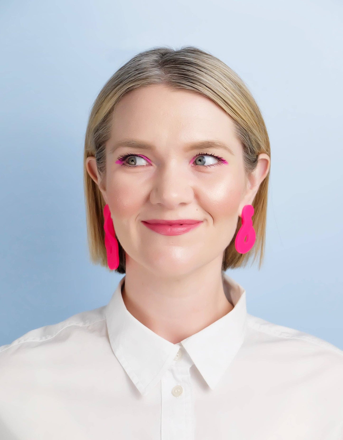 Wave Asymmetric Stud Earrings