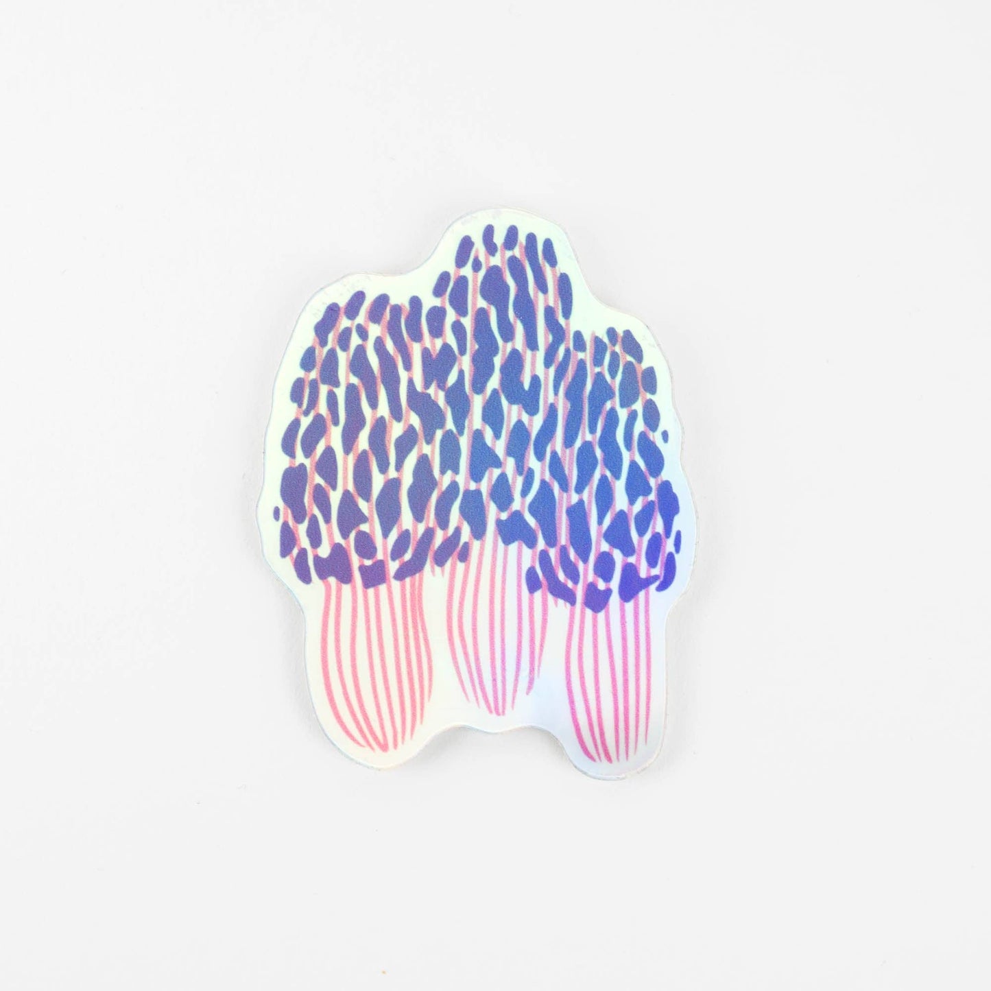 Sticker: Morel Mushroom - Holographic