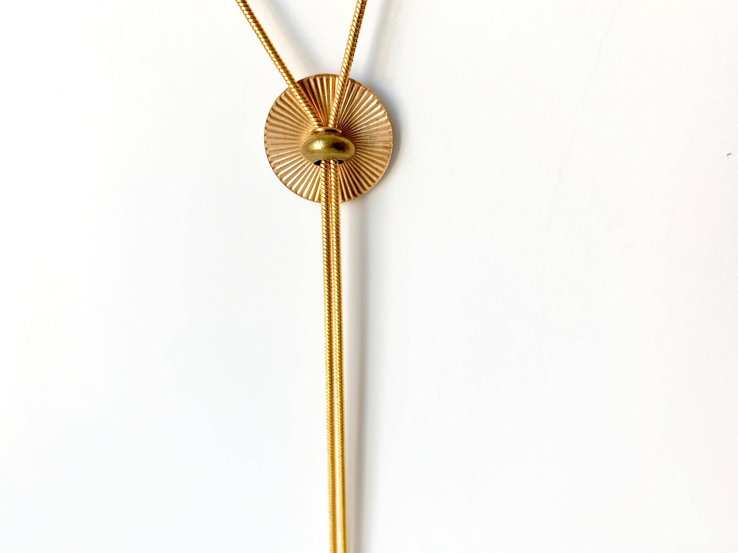 TROLLOP Gold Bolo Tie - Mini