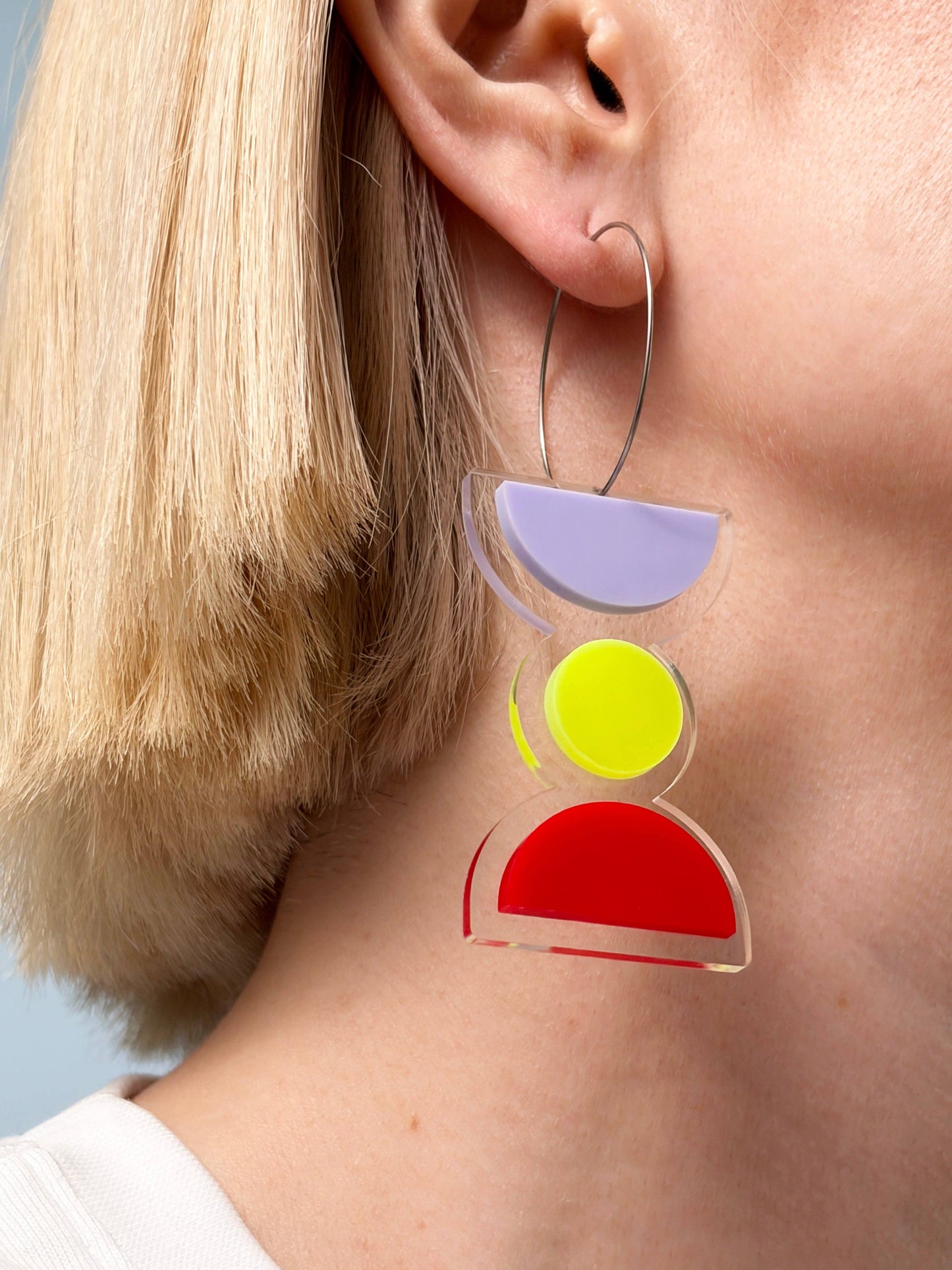 FLOATFORM Large Earrings | Gold or Silver
