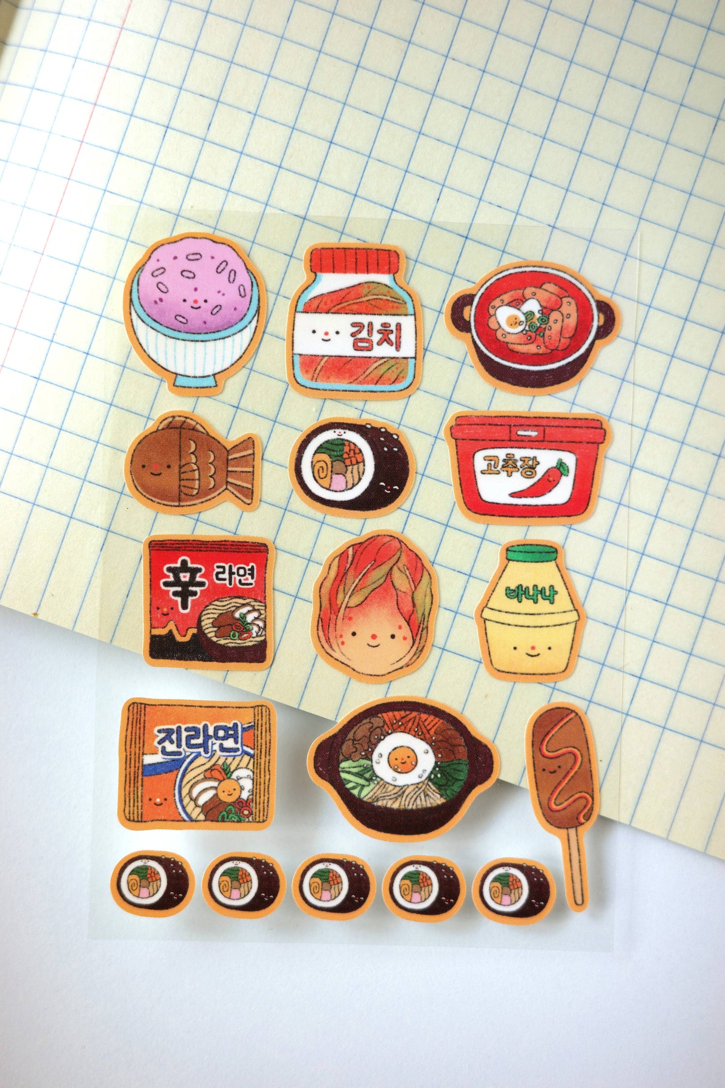 Yummy korea • sticker sheet