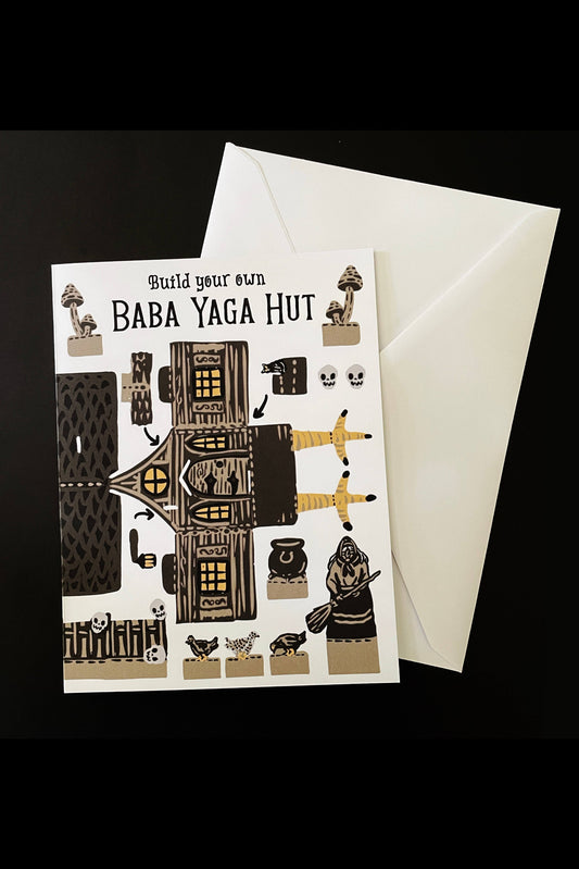   Build your own Baba Yaga hut Card