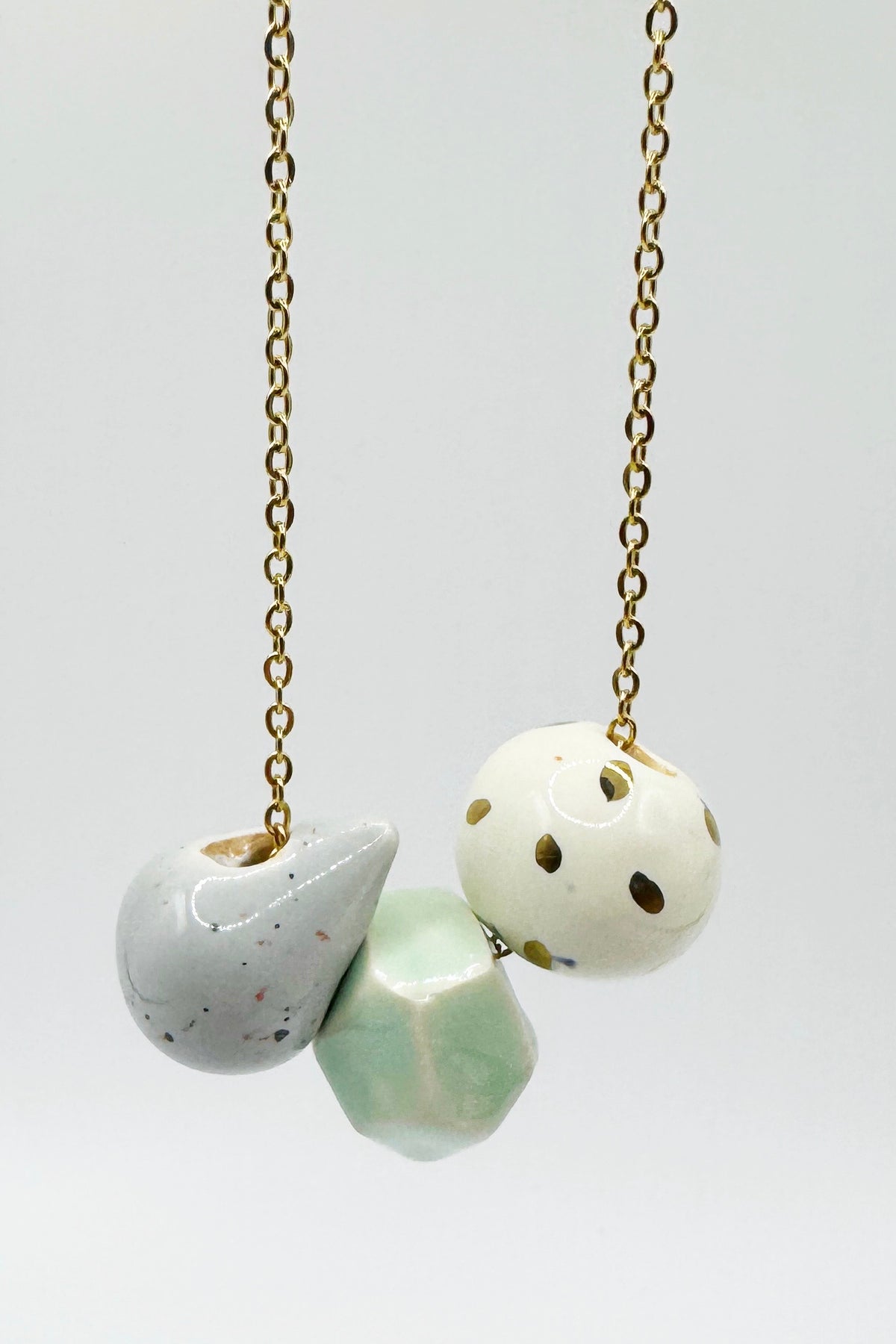 Three Bead Necklace - several options