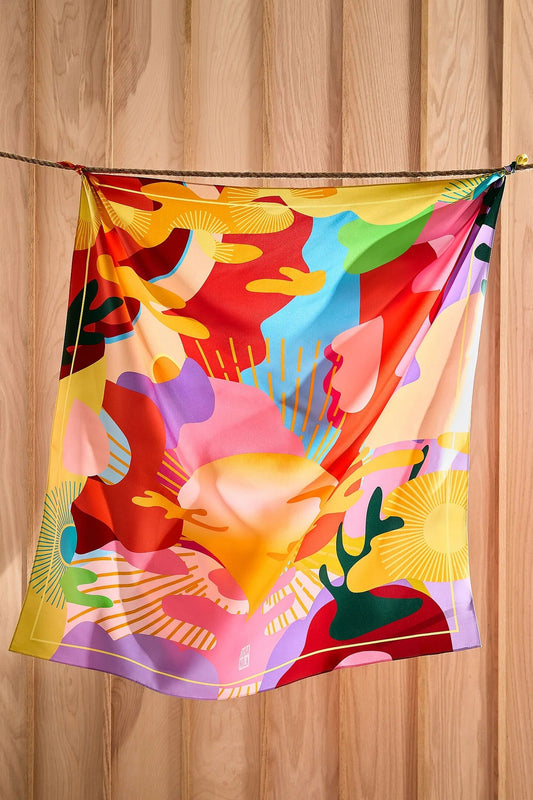 Pike Sun Silk Scarf 90