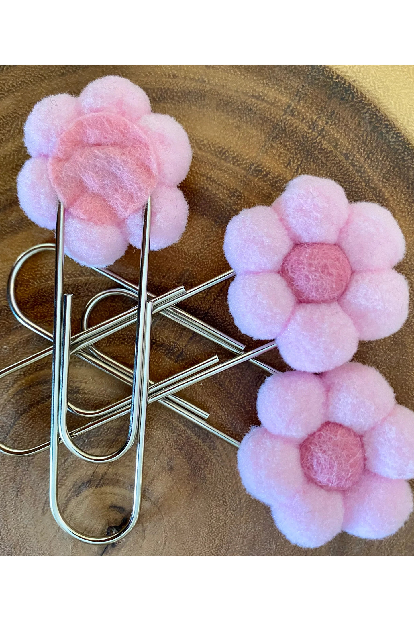 Flower Paperclip Bookmark