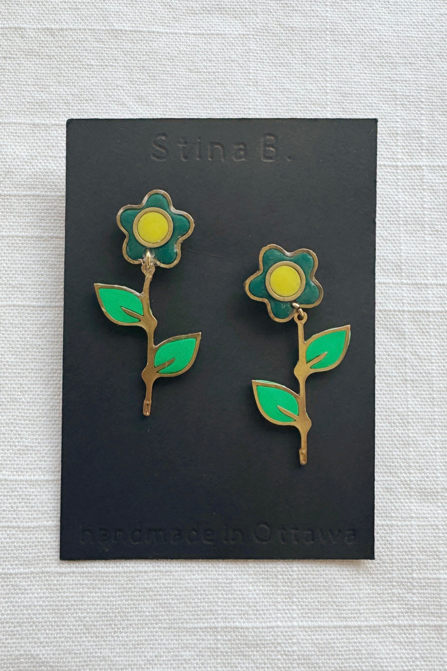 Forget Me Not Dangle Studs
