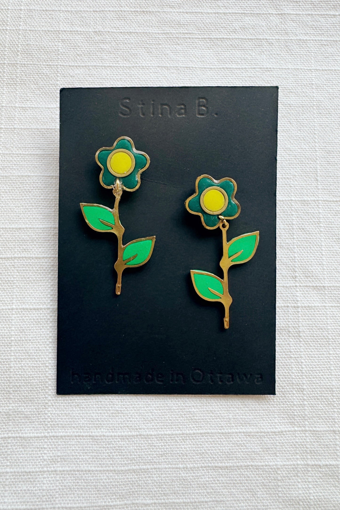 Forget Me Not Dangle Studs