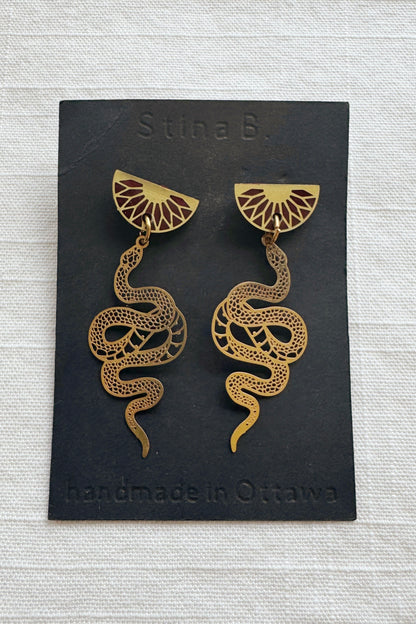 Ophidian Dangle Studs