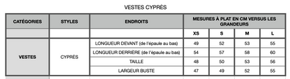 Cypress Vest