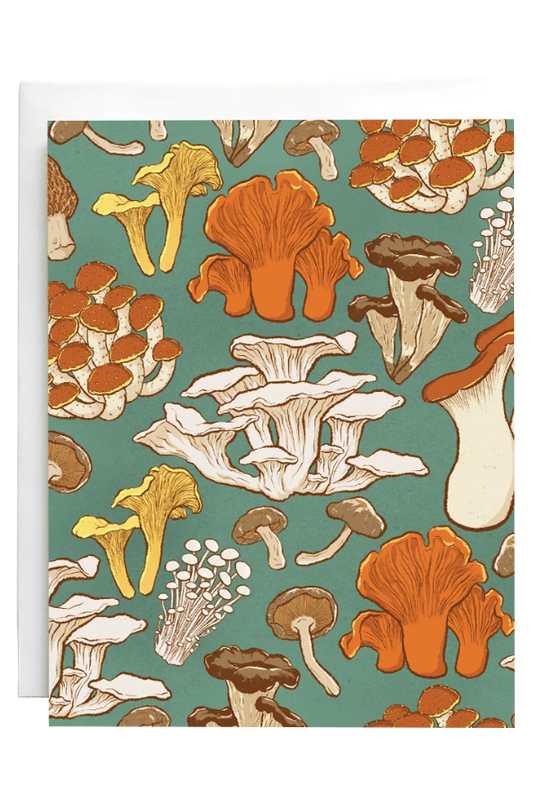 Mushrooms Greeting Card