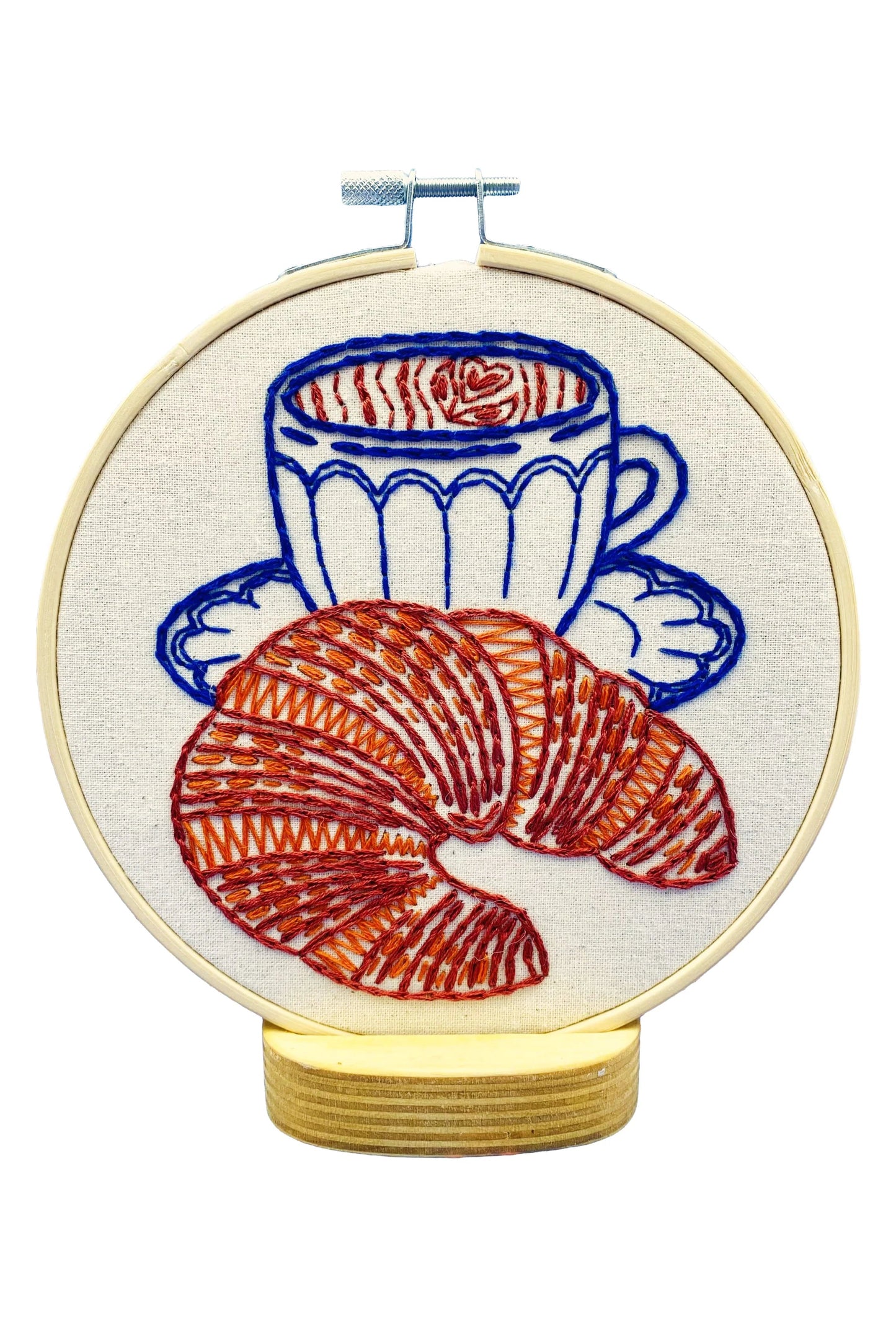 Croissant Complete Embroidery Kit