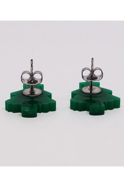 Lili0571 Christmas Tree Stud Earrings