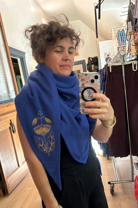 Triangle Scarf - Screen Printed