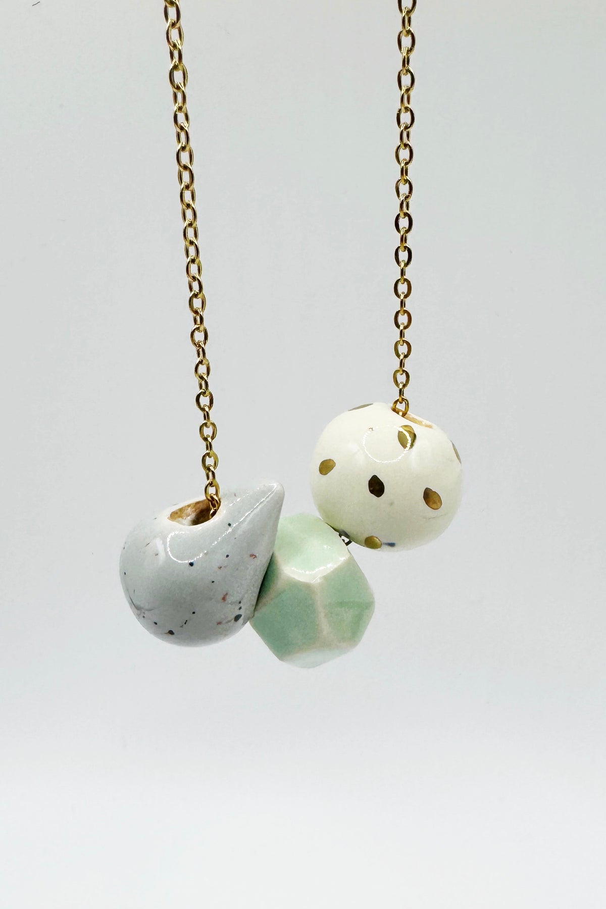 Three Bead Necklace - several options