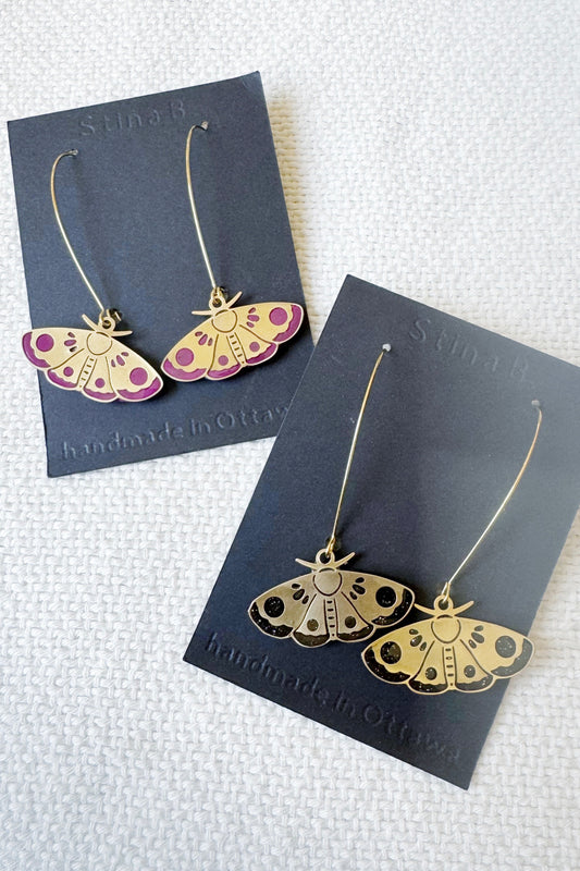 Moth Earrings