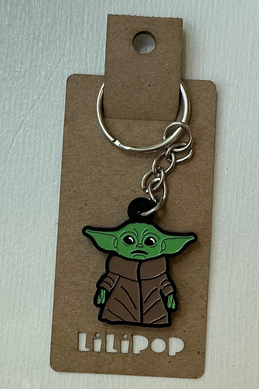 Lili0886 Baby Yoda Keychain
