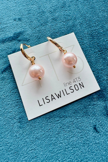 Glass Pearl Earrings