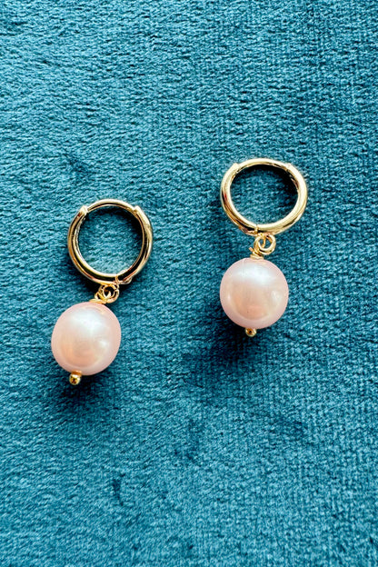 Glass Pearl Earrings