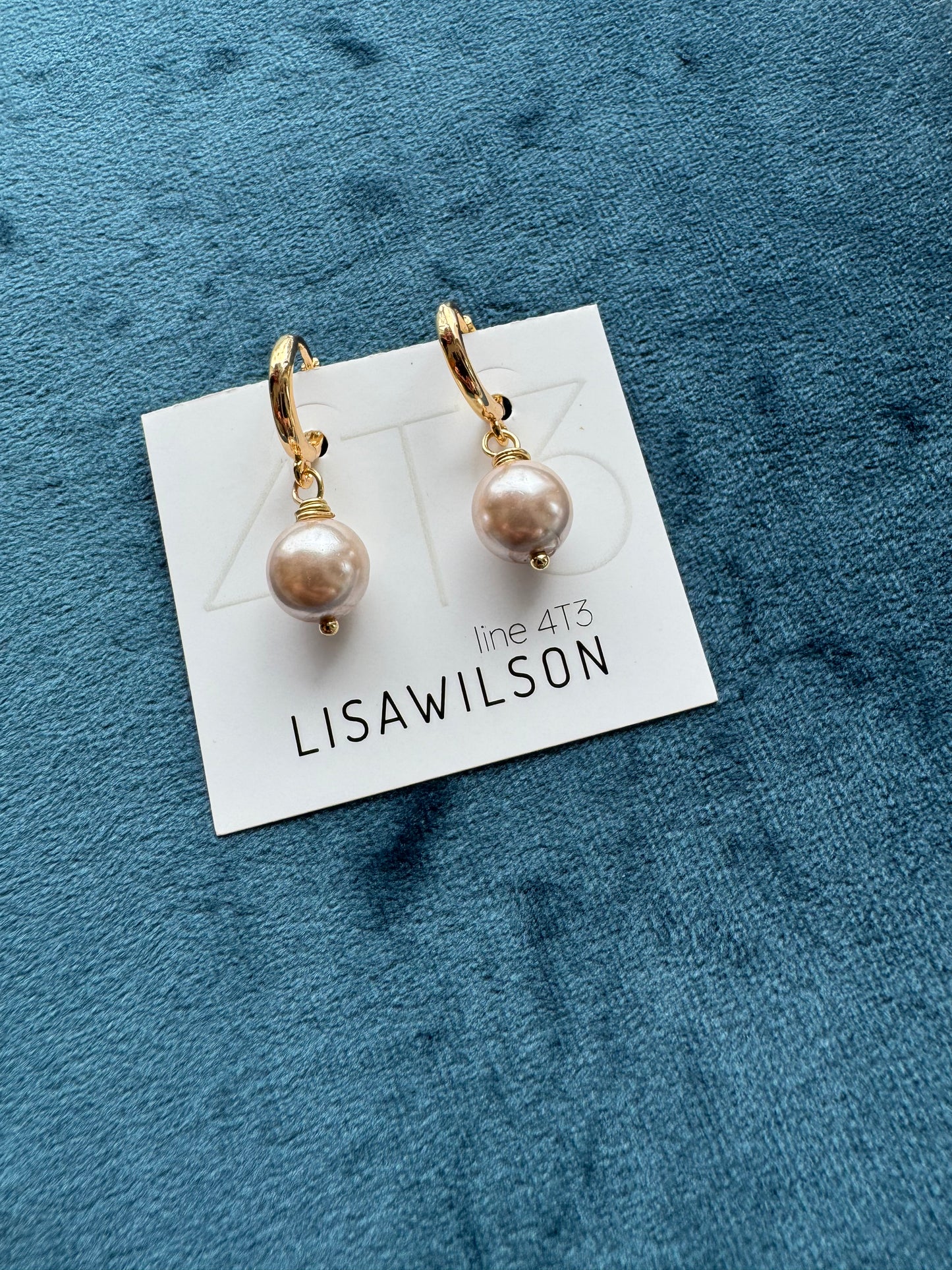 Glass Pearl Earrings